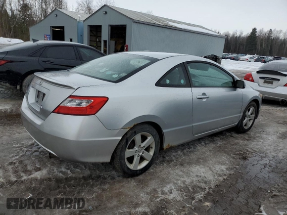 2006 Honda Civic Cpe LX with VIN 2HGFG11666H013016, listed as a Copart auction lot 47535795 with 288,657 mi miles and Clean Title. Bid and sale history available at carsss.com. Image 3.
