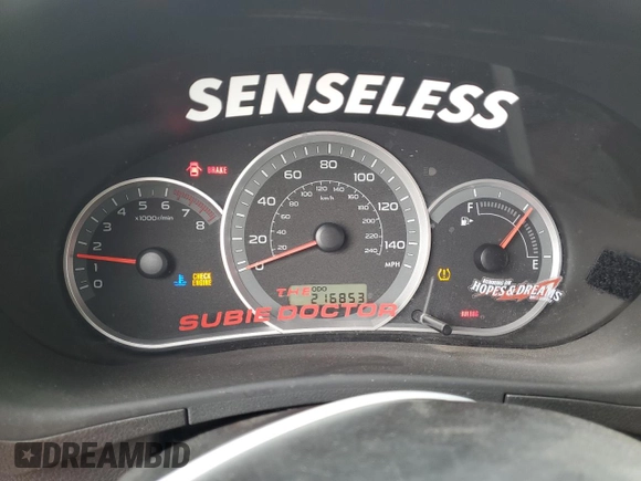2008 Subaru Impreza i с VIN JF1GE61618G518925, выставлен на аукционе Copart как лот 54717995 с пробегом 216 853 миль миль и Списание • Salvage title. История ставок и продаж доступна на DreamBid. Изображение 9.