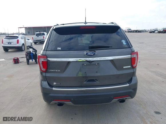 2018 Ford Explorer Limited with VIN 1FM5K7FH5JGC84624, listed as a IAAI auction lot 41509953 with 133,695 mi miles. Bid and sale history available at carsss.com. Image 16.