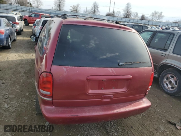 1997 Chrysler Town & Country LXi with VIN 1C4GP64L4VB434788, listed as a Copart auction lot 56588464 with Not Provided miles and Non Repairable. Bid and sale history available at carsss.com. Image 6.