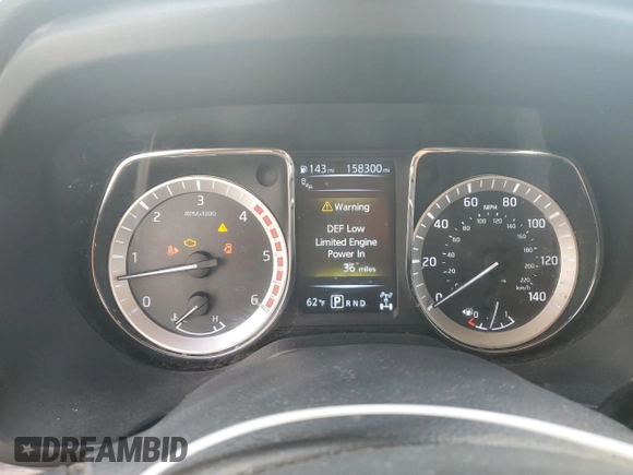 2016 Nissan Titan XD Platinum Reserve with VIN 1N6BA1F46GN513608, listed as a Copart auction lot 39489894 with 158,300 mi miles and Salvage Title. Bid and sale history available at carsss.com. Image 9.