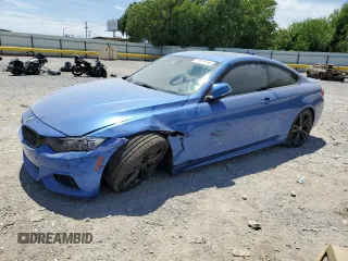 2015 BMW 4 Series 435i z VIN WBA3R1C56FK193622, wystawiony jako Copart lot #56514545 z przebiegiem 80 485 mil mil oraz Szkoda całkowita • Salvage title. Historia ofert i sprzedaży dostępna na DreamBid. Obrazek 1.