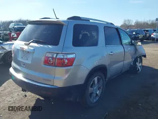 2010 GMC Acadia SLT1 with VIN 1GKLVMED7AJ110609, listed as a IAAI auction lot 41757995 with 183,690 mi miles. Bid and sale history available at carsss.com. Image 4.