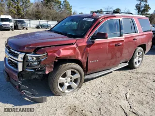 2018 Chevrolet Tahoe LT with VIN 1GNSKBKC5JR152561, listed as a Copart auction lot 46880095 with 131,666 mi miles and Salvage Title. Bid and sale history available at carsss.com. Image 1.