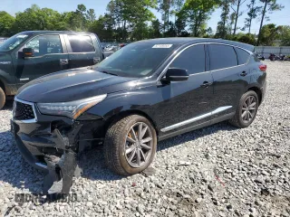 2019 Acura RDX w/Technology Pkg with VIN 5J8TC1H54KL011287, listed as a Copart auction lot 52158055 with 97,412 mi miles and Salvage Title. Bid and sale history available at carsss.com. Image 1.