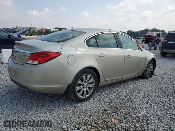 2013 Buick Regal with VIN 2G4GR5ER2D9246435, listed as a Copart auction lot 64201155 with 121,608 mi miles and Salvage title. Bid and sale history available at DreamBid. Image 3.