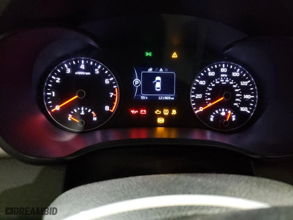 2018 Kia Optima LX with VIN 5XXGT4L34JG224620, listed as a Copart auction lot 87284024 with 121,969 mi miles and Salvage Title. Bid and sale history available at carsss.com. Image 9.