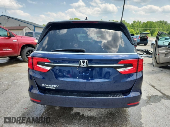 2022 Honda Odyssey EX с VIN 5FNRL6H5XNB009976, выставлен на аукционе Copart как лот 60521595 с пробегом 66 375 миль миль и Списание • Salvage title. История ставок и продаж доступна на DreamBid. Изображение 6.