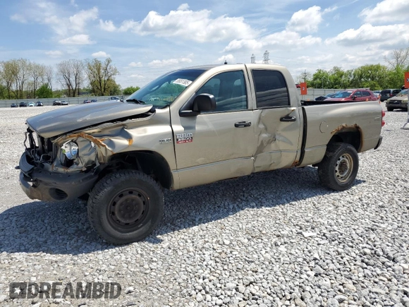 2009 Dodge 2500 SLT with VIN 3D7KS28T79G556379, listed as a Copart auction lot 55851385 with 148,054 mi miles and Salvage Title. Bid and sale history available at DreamBid. Image 1.