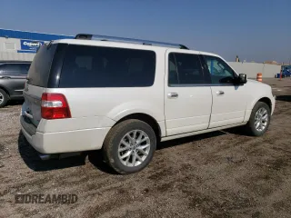 2016 Ford Expedition EL Limited with VIN 1FMJK2AT2GEF22754, listed as a Copart auction lot 53786044 with 176,562 mi miles and Salvage Title. Bid and sale history available at carsss.com. Image 3.