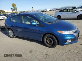 2013 Honda Insight with VIN JHMZE2H3XDS005377, listed as a Copart auction lot 50602815 with 112,177 mi miles and Salvage title. Bid and sale history available at DreamBid. Image 4.