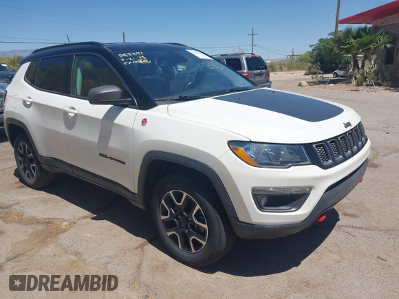 2019 Jeep Compass Trailhawk with VIN 3C4NJDDB4KT780239, listed as a IAAI auction lot 42095643 with 68,995 mi miles and . Bid and sale history available at DreamBid. Image 1.