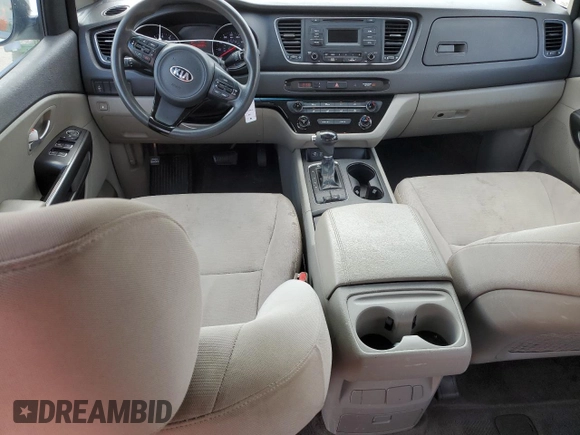 2015 Kia Sedona L with VIN KNDMA5C11F6050847, listed as a Copart auction lot 72452674 with 258,364 mi miles and Salvage Title. Bid and sale history available at DreamBid. Image 8.