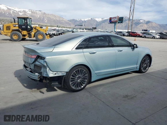 2014 Lincoln MKZ Hybrid with VIN 3LN6L2LU9ER808684, listed as a Copart auction lot 52974105 with 123,486 mi miles and Salvage Title. Bid and sale history available at DreamBid. Image 3.