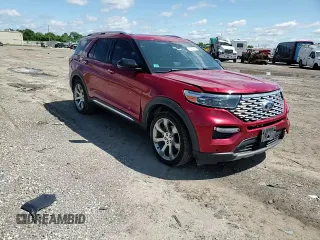 2020 Ford Explorer Platinum с VIN 1FM5K8HC7LGA07161, выставлен на аукционе Copart как лот 56369595 с пробегом 103 692 миль миль и Списание • Salvage title. История ставок и продаж доступна на DreamBid. Изображение 14.