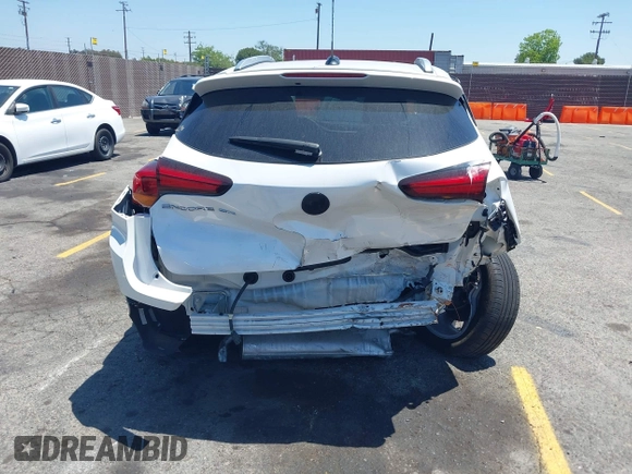 2023 Buick Encore GX Essence with VIN KL4MMFSL8PB028234, listed as a IAAI auction lot 42304513 with 14,538 mi miles and . Bid and sale history available at DreamBid. Image 16.