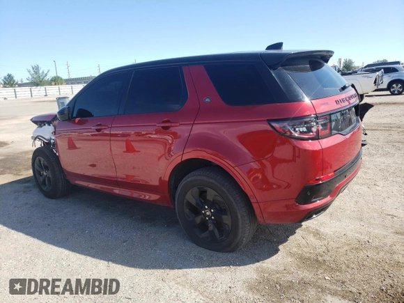 2021 Land Rover Discovery Sport S R-Dynamic with VIN SALCT2FX7MH883602, listed as a Copart auction lot 73326474 with 34,842 mi miles and Salvage Title. Bid and sale history available at carsss.com. Image 2.