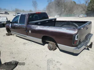 2004 Dodge Ram 2500 SLT with VIN 3D7KA28C74G188619, listed as a Copart auction lot 46601685 with 244,215 mi miles and Salvage Title. Bid and sale history available at carsss.com. Image 2.