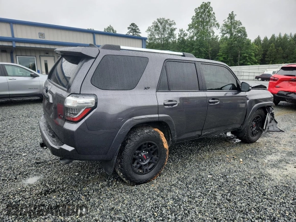 2022 Toyota 4Runner SR5 Premium with VIN JTENU5JR7N5978506, listed as a Copart auction lot 58580865 with 112,793 mi miles and Salvage title. Bid and sale history available at DreamBid. Image 3.