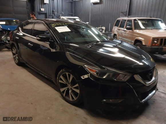 2017 Nissan Maxima SR with VIN 1N4AA6AP9HC366183, listed as a IAAI auction lot 39882700 with 94,132 mi miles. Bid and sale history available at carsss.com. Image 1.