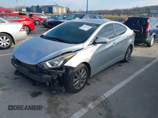 2016 Hyundai Elantra SE with VIN 5NPDH4AE0GH654960, listed as a IAAI auction lot 41089501 with 136,612 mi miles. Bid and sale history available at carsss.com. Image 20.