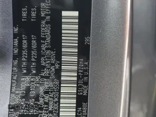 2019 Toyota Sienna XLE Auto Access Seat with VIN 5TDYZ3DC1KS015587, listed as a Copart auction lot 51951995 with 77,415 mi miles and Salvage Title. Bid and sale history available at carsss.com. Image 15.