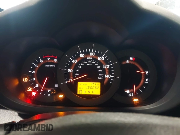 2007 Toyota RAV4 Sport with VIN JTMBK32V676013209, listed as a IAAI auction lot 41404158 with 190,052 mi miles. Bid and sale history available at carsss.com. Image 7.
