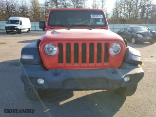 2018 Jeep Wrangler Unlimited Sport S with VIN 1C4HJXDG6JW238420, listed as a Copart auction lot 88030515 with 76,922 mi miles and Salvage Title. Bid and sale history available at carsss.com. Image 5.