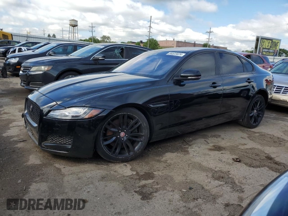 2016 Jaguar XF 35t Prestige with VIN SAJBK4BV6GCY15011, listed as a Copart auction lot 56533024 with 103,529 mi miles and Salvage Title. Bid and sale history available at carsss.com. Image 1.