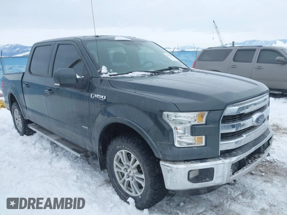 2015 Ford F-150 XLT with VIN 1FTEW1EP6FFB48630, listed as a IAAI auction lot 41597442 with 128,428 mi miles. Bid and sale history available at carsss.com. Image 1.