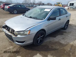 2009 Mitsubishi Lancer DE with VIN JA3AU16U79U007847, listed as a IAAI auction lot 41749150 with 155,795 mi miles. Bid and sale history available at carsss.com. Image 2.