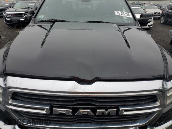 2021 Ram 1500 Big Horn z VIN 1C6SRFBT7MN757180, wystawiony jako Copart lot #55508355 z przebiegiem 75 435 mil mil oraz Szkoda całkowita • Salvage title. Historia ofert i sprzedaży dostępna na DreamBid. Obrazek 11.