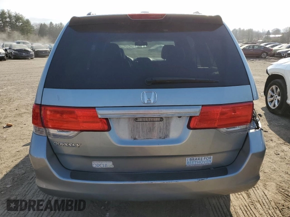 2010 Honda Odyssey EX-L with VIN 5FNRL3H69AB108144, listed as a Copart auction lot 54225615 with 56,609 mi miles and Salvage Title. Bid and sale history available at carsss.com. Image 6.