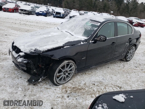 2010 BMW 3 Series 335i xDrive with VIN WBAPL3C51AA407784, listed as a Copart auction lot 59004125 with 211,708 mi miles and Non repairable. Bid and sale history available at DreamBid. Image 1.