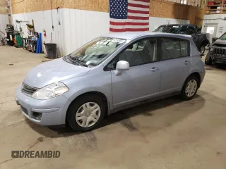 2010 Nissan Versa S with VIN 3N1BC1CP5AL455125, listed as a Copart auction lot 62793065 with 51,378 mi miles and Salvage title. Bid and sale history available at DreamBid. Image 1.