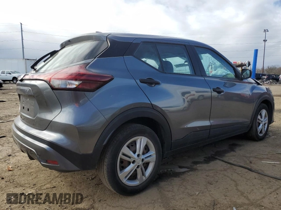 2021 Nissan Kicks S with VIN 3N1CP5BVXML464326, listed as a Copart auction lot 53242815 with 80,184 mi miles and Clean Title. Bid and sale history available at DreamBid. Image 3.