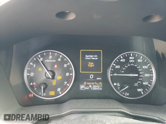 2022 Subaru Outback Limited with VIN 4S4BTANC8N3245350, listed as a Copart auction lot 59343795 with 73,642 mi miles and Salvage title. Bid and sale history available at DreamBid. Image 9.