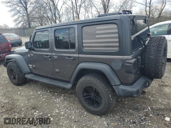 2018 Jeep Wrangler Unlimited Sport с VIN 1C4HJXDG2JW203017, выставлен на аукционе Copart как лот 51580585 с пробегом 84 377 миль миль и Списание • Salvage title. История ставок и продаж доступна на DreamBid. Изображение 2.