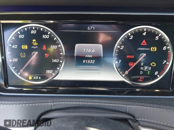 2015 Mercedes-Benz S-Class S 550 with VIN WDDUG8CB5FA072877, listed as a IAAI auction lot 41848660 with 91,532 mi miles. Bid and sale history available at carsss.com. Image 7.