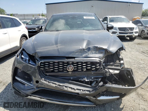 2021 Jaguar F-Pace S with VIN SADCJ2EU7MA668268, listed as a Copart auction lot 56007285 with 30,836 mi miles and Salvage title. Bid and sale history available at DreamBid. Image 5.