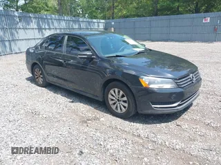 2012 Volkswagen Passat S with VIN 1VWAP7A38CC071304, listed as a IAAI auction lot 42636605 with 240,460 mi miles and . Bid and sale history available at DreamBid. Image 1.