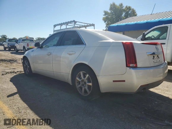 2008 Cadillac CTS RWD with VIN 1G6DF577780134700, listed as a Copart auction lot 73746984 with 191,178 mi miles and Salvage Title. Bid and sale history available at DreamBid. Image 2.
