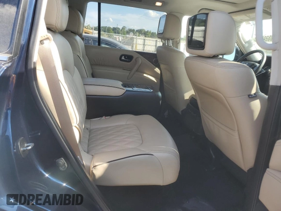 2021 Nissan Armada Platinum with VIN JN8AY2DA0M9373265, listed as a Copart auction lot 68689664 with 57,044 mi miles and Salvage Title. Bid and sale history available at carsss.com. Image 11.