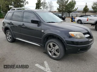 2006 Mitsubishi Outlander SE with VIN JA4LX41F36U052222, listed as a Copart auction lot 65640484 with 167,989 mi miles and Salvage Title. Bid and sale history available at carsss.com. Image 4.