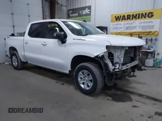 2023 Chevrolet Silverado 1500 LT with VIN 2GCUDDED8P1101634, listed as a IAAI auction lot 41745435 with 92,444 mi miles. Bid and sale history available at carsss.com. Image 1.