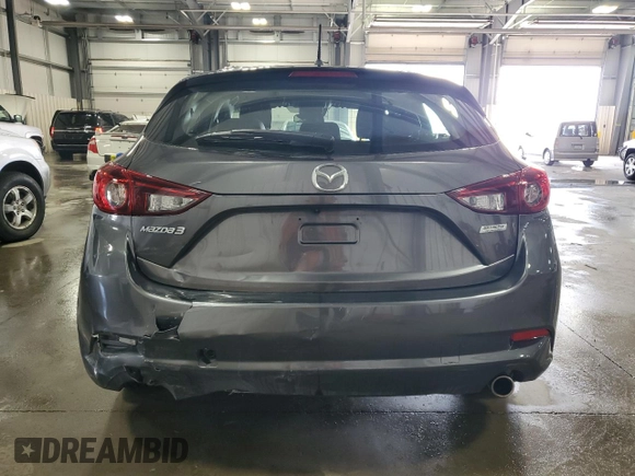 2018 Mazda 3 Touring with VIN 3MZBN1L37JM270277, listed as a Copart auction lot 55070135 with 24,392 mi miles and Salvage Title. Bid and sale history available at DreamBid. Image 6.