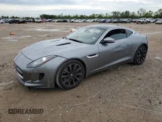 2015 Jaguar F-TYPE V6 S with VIN SAJWA6BU1F8K18650, listed as a Copart auction lot 50500485 with 76,339 mi miles and Salvage Title. Bid and sale history available at carsss.com. Image 1.