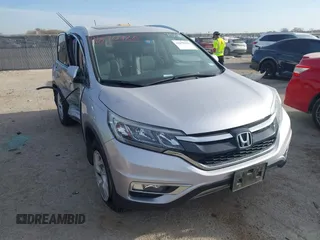 2015 Honda CR-V EX-L with VIN 2HKRM3H71FH557008, listed as a IAAI auction lot 41870926 with 114,747 mi miles. Bid and sale history available at carsss.com. Image 1.