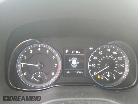 2019 Hyundai Kona SEL with VIN KM8K22AAXKU328670, listed as a Copart auction lot 54476045 with 18,068 mi miles and Salvage Title. Bid and sale history available at DreamBid. Image 9.