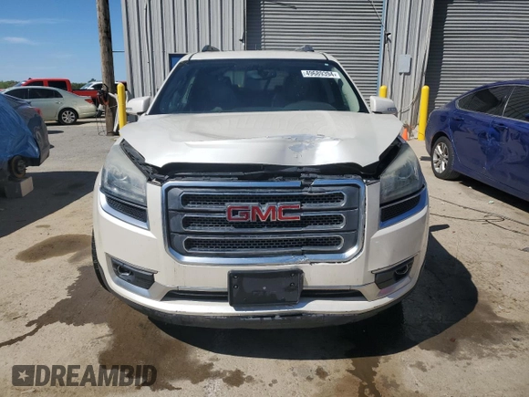 2014 GMC Acadia SLT z VIN 1GKKRSKD0EJ131557, wystawiony jako Copart lot #49689394 z przebiegiem Nie podano mil oraz Szkoda całkowita • Salvage title. Historia ofert i sprzedaży dostępna na DreamBid. Obrazek 5.